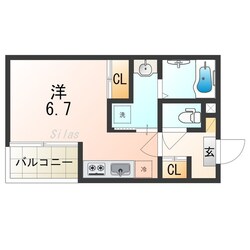 ハーモニーテラス北加賀屋の物件間取画像